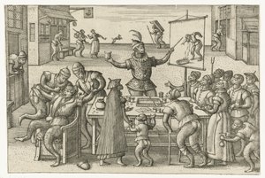 Barcos frente a la costa de Pieter van der Borcht  
